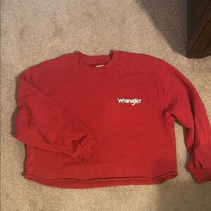 Wrangler Bold Red Crewneck oversized
